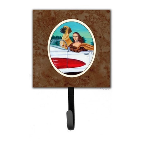 Carolines Treasures Great Dane with Mona Lisa Leash or Key Holder 7282SH4